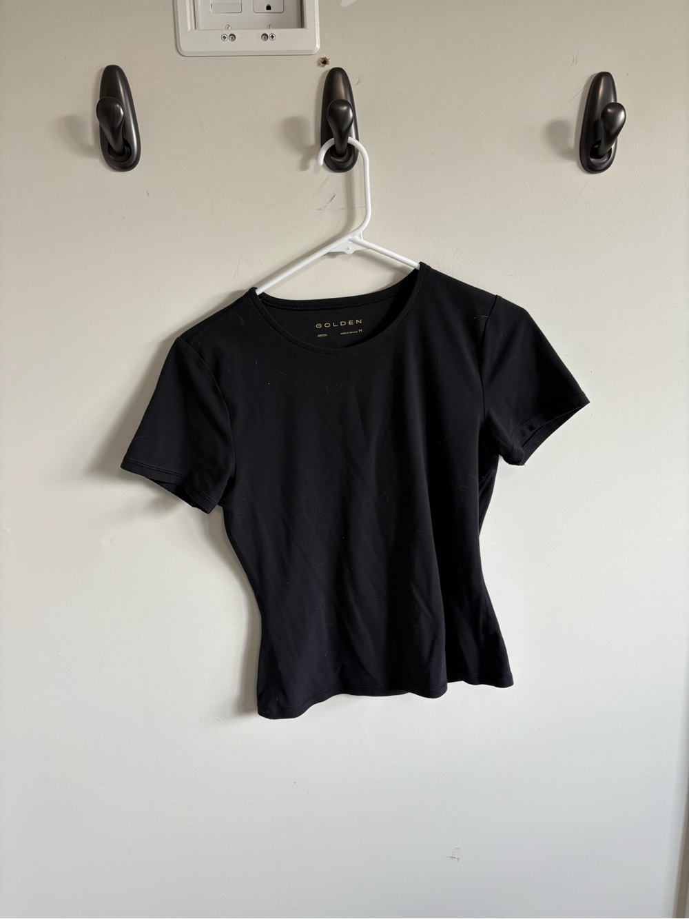 TNA Black Short-Sleeve Crew Tee